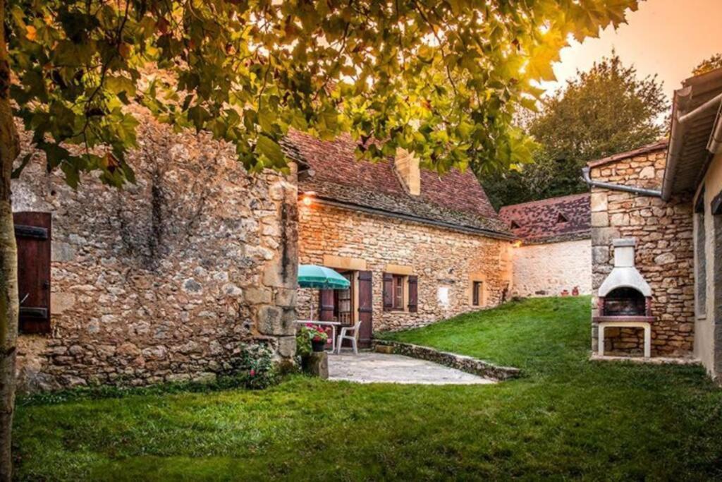Perigordian Cottage, Large Swimming Pool, Bbq Saint-Andre-d'Allas Exterior foto